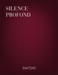 Silence Profond SSA choral sheet music cover